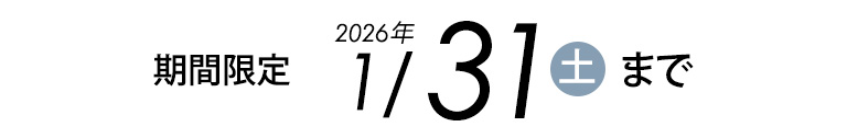 1/31まで